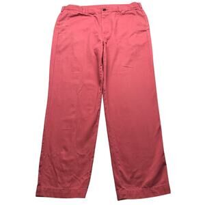Brooks Brother 346 Chino Twill Dress Pants Mens 36x30 Cotton Classic Fit Pink